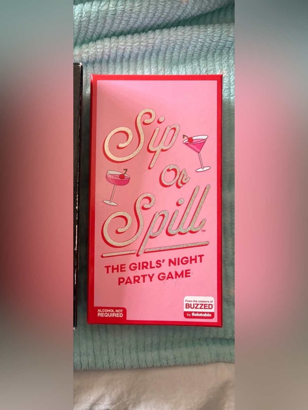 Sip or Spill The Girls' Night Party Game - Pink